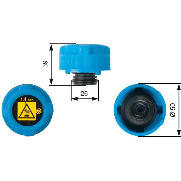 Lock, kylare GATES Gates