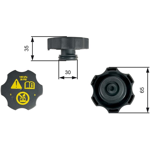 Lock, kylare GATES Gates