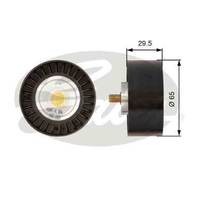 Styrrulle, drivrem, Nedre Gates Drivealignâ® T36081 Gates