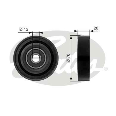 Spännrulle, Drivrem Gates Drivealignâ® T36086 Gates