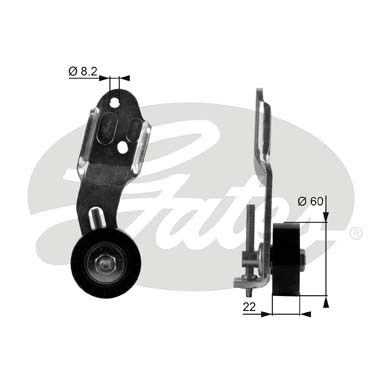 Spännrulle, Drivrem Gates T36108 Gates Spännrulle, Drivrem Gates T36108 Gates