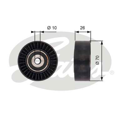 Styrrulle, drivrem Gates Drivealignâ® T36393 Gates