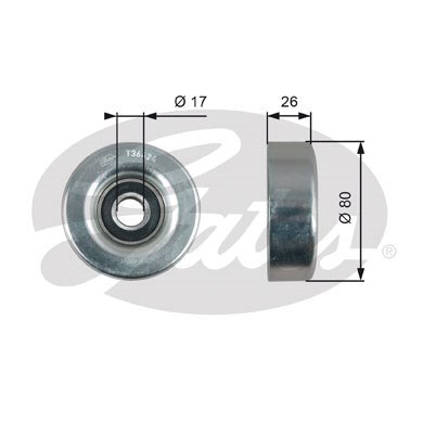 Styrrulle, drivrem Gates Drivealignâ® T36424 Gates Styrrulle, drivrem Gates Drivealignâ® T36424 Gates