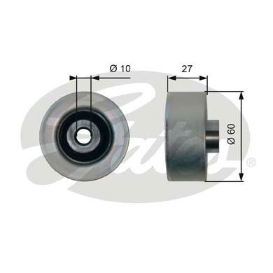 Styrrulle, drivrem Gates Drivealignâ® T36431 Gates