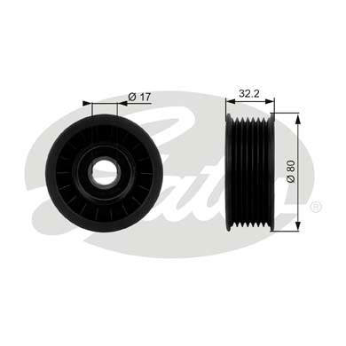 Styrrulle, drivrem Gates Drivealignâ® T38016 Gates