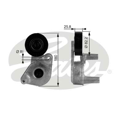 Spännrulle, Drivrem Gates T38149 Gates Spännrulle, Drivrem Gates T38149 Gates