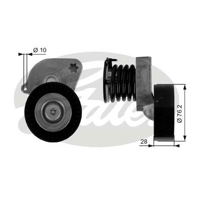 Spännrulle, Drivrem Gates T38346 Gates Spännrulle, Drivrem Gates T38346 Gates