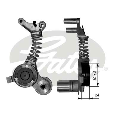 Vibrationsdämpare, drivrem Gates T38406 Gates