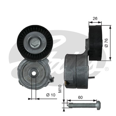 Spännrulle, Drivrem Gates Drivealignâ® T38423 Gates