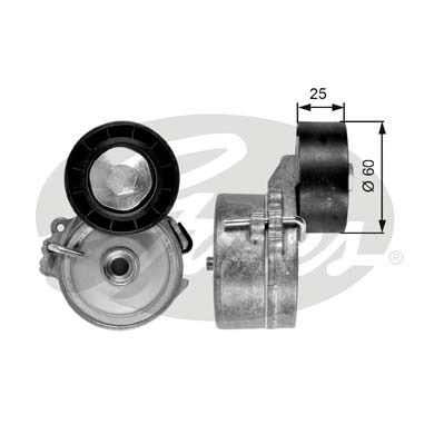 Spännrulle, Drivrem Gates Drivealignâ® T39033 Gates