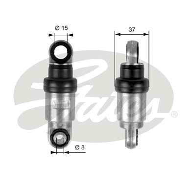 Vibrationsdämpare, drivrem Gates T39097 Gates