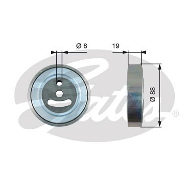 Spännrulle, Drivrem Gates Drivealignâ® T39225 Gates