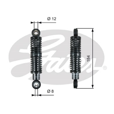 Vibrationsdämpare, drivrem Gates T39265 Gates