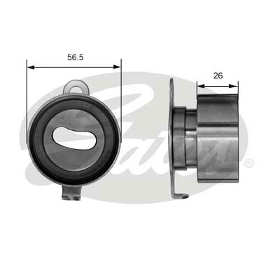 Spännrulle, kamrem Gates Powergripâ® T41011 Gates Spännrulle, kamrem Gates Powergripâ® T41011 Gates