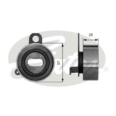 Spännrulle, kamrem Gates Powergripâ® T41072 Gates