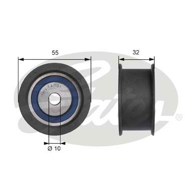 Styrrulle, kamrem Gates Powergripâ® T41101 Gates