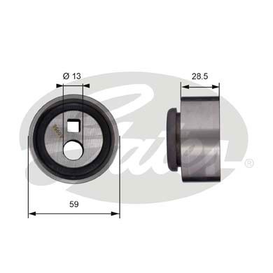 Spännrulle, kamrem Gates Powergripâ® T41130 Gates