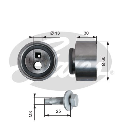 Spännrulle, kamrem Gates Powergripâ® T41139 Gates Spännrulle, kamrem Gates Powergripâ® T41139 Gates