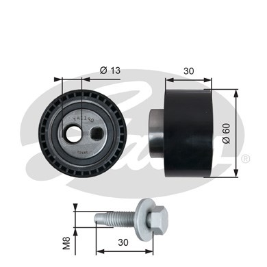 Spännrulle, kamrem Gates Powergripâ® T41140 Gates Spännrulle, kamrem Gates Powergripâ® T41140 Gates