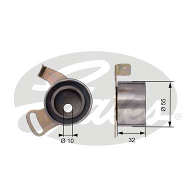 Spännrulle, kamrem Gates Powergripâ® T41168 Gates