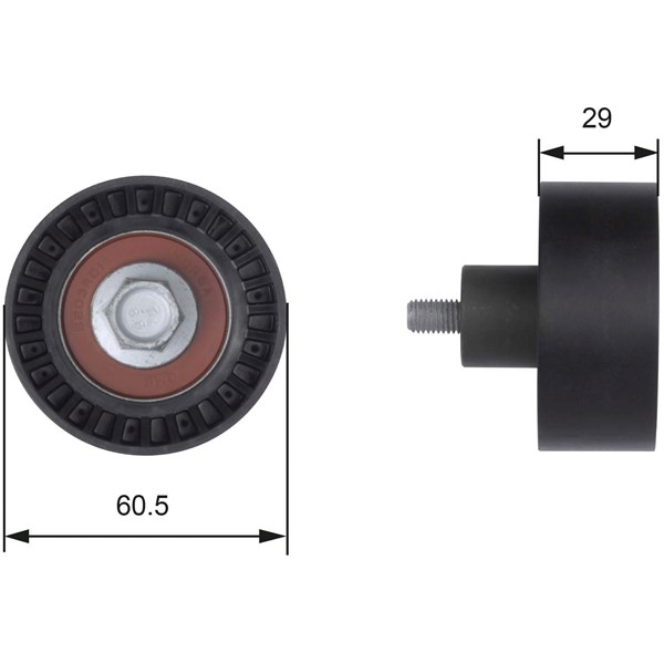 Styrrulle, kamrem Gates Powergripâ® T41233 Gates Styrrulle, kamrem Gates Powergripâ® T41233 Gates