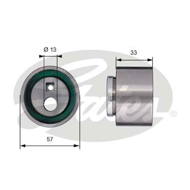 Spännrulle, kamrem Gates Powergripâ® T41258 Gates