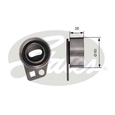 Spännrulle, kamrem Gates Powergripâ® T41275 Gates