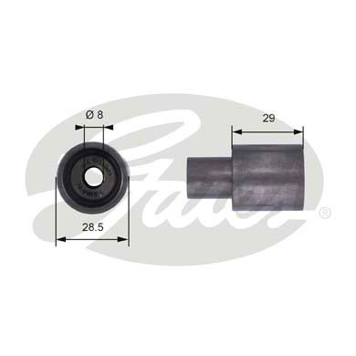 Styrrulle, kamrem Gates Powergripâ® T42051 Gates