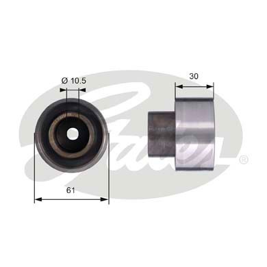 Styrrulle, kamrem Gates Powergripâ® T42053 Gates
