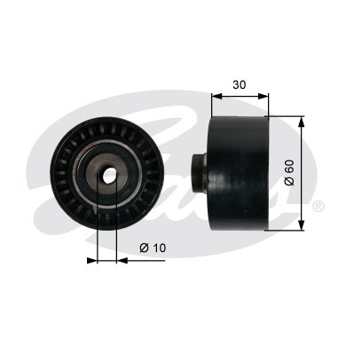 Styrrulle, kamrem Gates Powergripâ® T42065 Gates