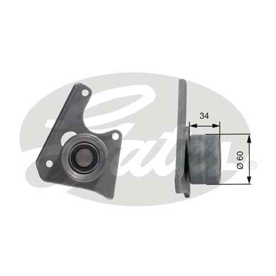 Styrrulle, kamrem Gates Powergripâ® T42069 Gates