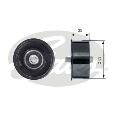 Styrrulle, kamrem, Höger, Vänster Gates Powergripâ® T42122 Gates Styrrulle, kamrem, Höger, Vänster Gates Powergripâ® T42122 Gates