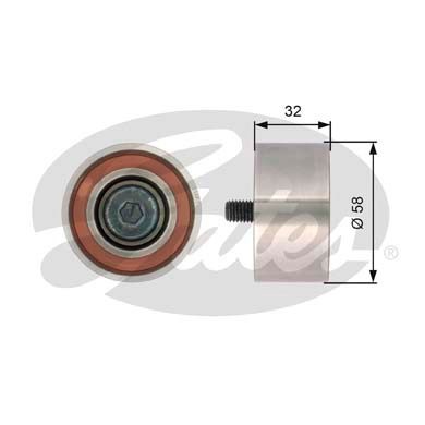 Styrrulle, kamrem Gates Powergripâ® T42141 Gates