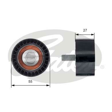 Styrrulle, kamrem Gates Powergripâ® T42150 Gates