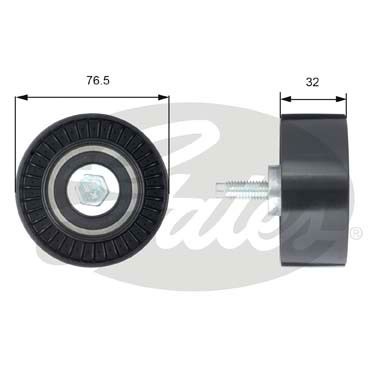 Styrrulle, kamrem Gates Powergripâ® T42201 Gates