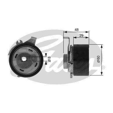 Spännrulle, kamrem Gates Powergripâ® T43003 Gates Spännrulle, kamrem Gates Powergripâ® T43003 Gates