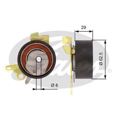 Spännrulle, kamrem Gates Powergripâ® T43022 Gates Spännrulle, kamrem Gates Powergripâ® T43022 Gates