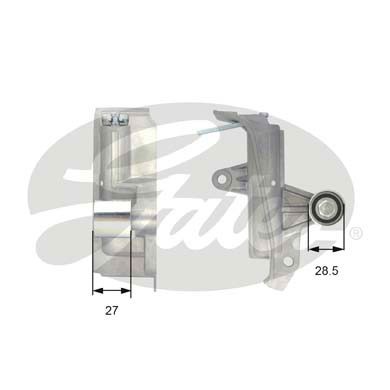 Vibrationsdämpare, kamrem Gates T43028 Gates