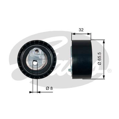 Spännrulle, kamrem Gates Powergripâ® T43035 Gates