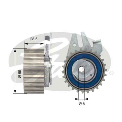 Spännrulle, kamrem Gates Powergripâ® T43044 Gates