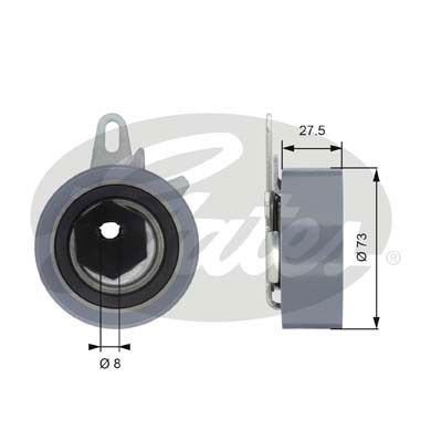 Spännrulle, kamrem Gates Powergripâ® T43054 Gates Spännrulle, kamrem Gates Powergripâ® T43054 Gates