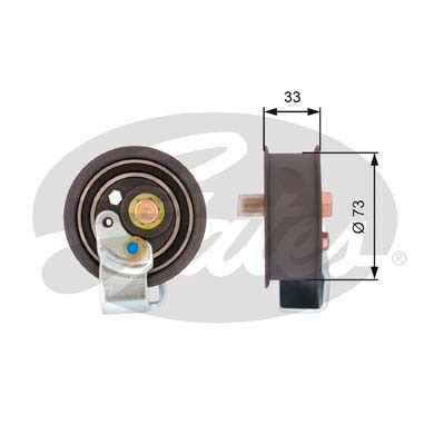 Spännrulle, kamrem Gates Powergripâ® T43123 Gates Spännrulle, kamrem Gates Powergripâ® T43123 Gates