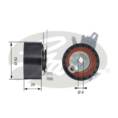 Spännrulle, kamrem Gates Powergripâ® T43145 Gates