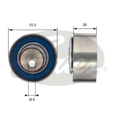 Spännrulle, kamrem Gates Powergripâ® T43156 Gates Spännrulle, kamrem Gates Powergripâ® T43156 Gates