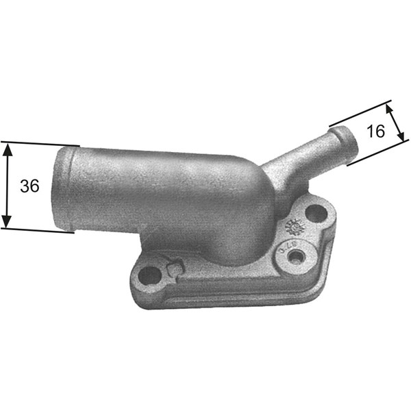 Termostat, kylvätska GATES Gates