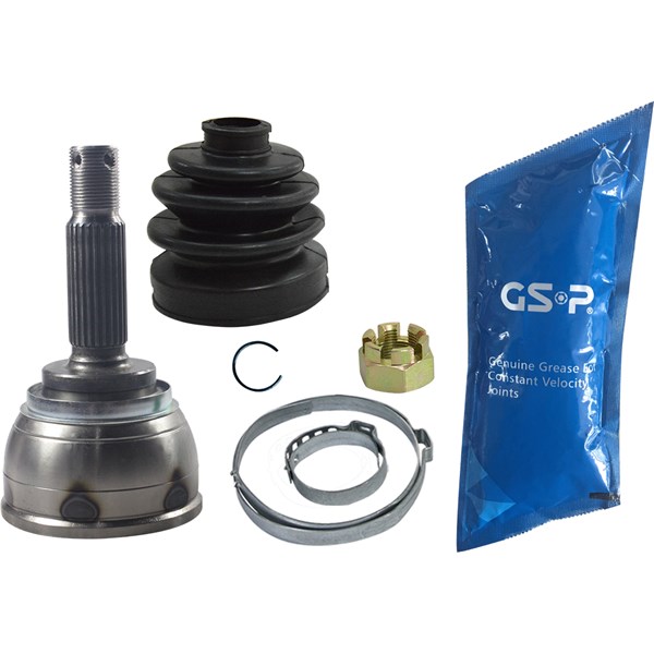 Drivknut, Framaxel, På hjulsidan, framaxel höger Gsp 839033 GSP