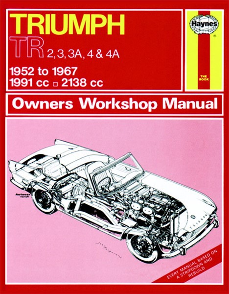 Haynes Reparationshandbok, Triumph Tr2 Tr3 Tr3a Tr4 Tr4a Haynes 0 Haynes