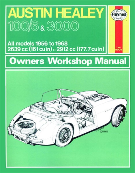 Haynes Reparationshandbok, Austin Healey 100/6 & 3000 Haynes 0049 Haynes