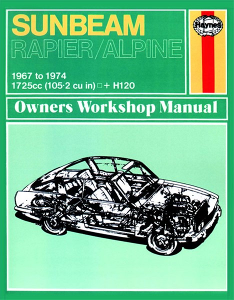 Haynes Reparationshandbok, Sunbeam Alpine, Rapier & H120 Haynes 0 Haynes