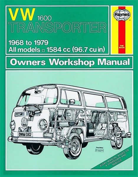 Haynes Reparationshandbok, Vw Transporter 1600 Haynes 0082 Haynes